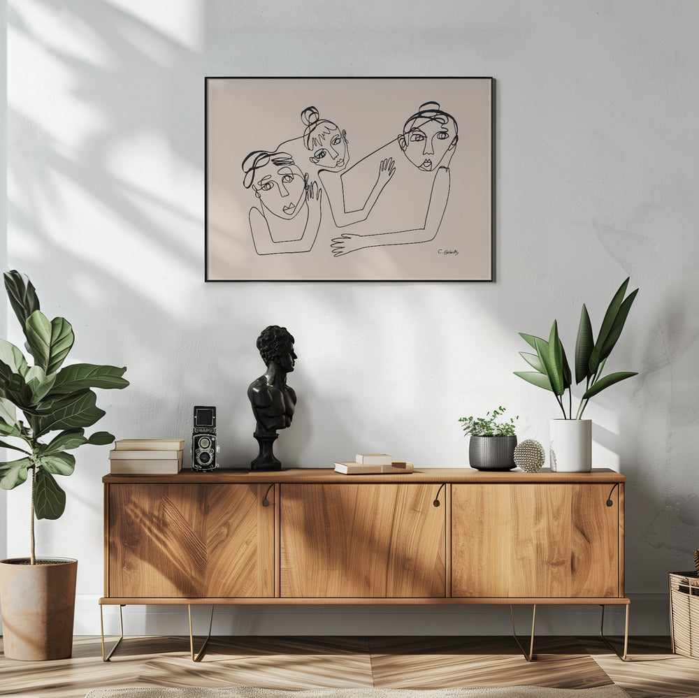 People Beige | Poster