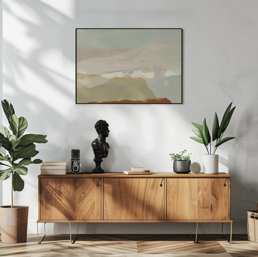 Colourblock Landscape 3 | Poster