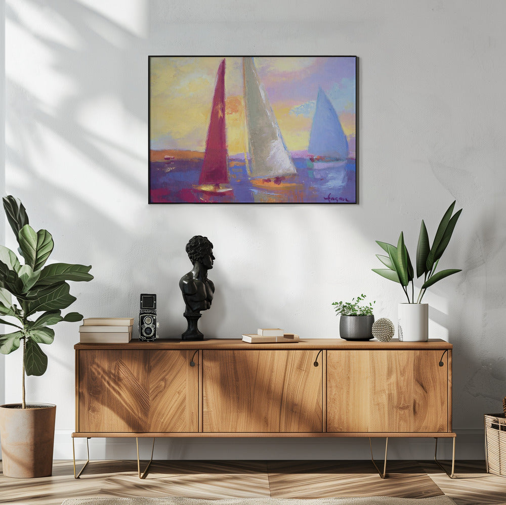 Sunset Sails | Poster