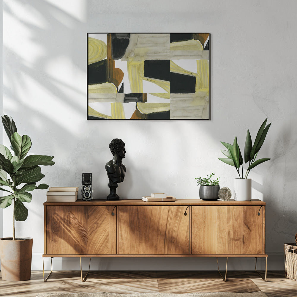 Abstract Cutout Shapes 5 | Poster