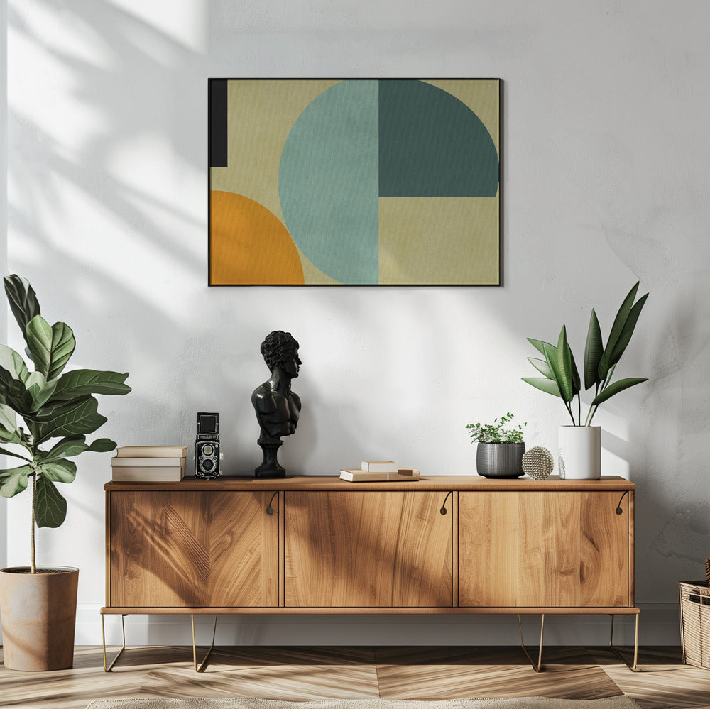 Rainbow Plus Shapes3 | Poster