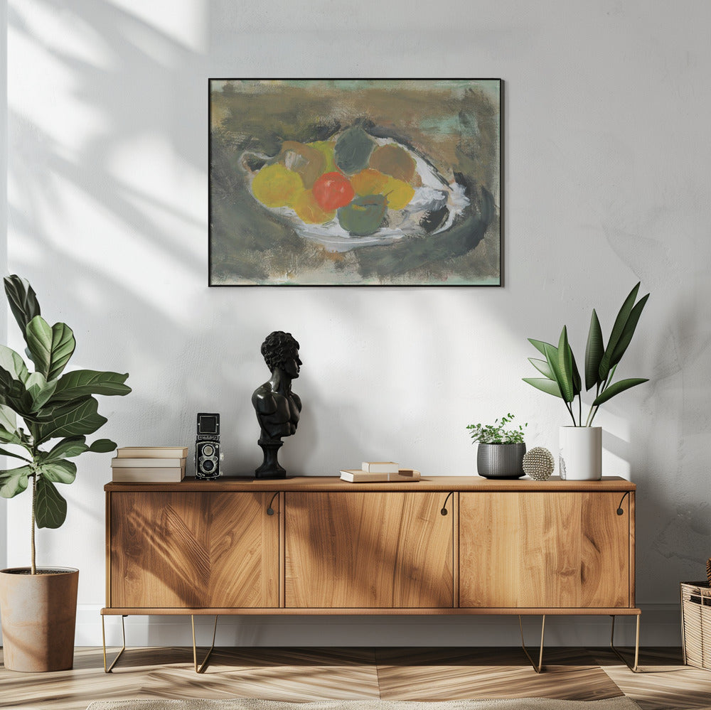 Agrumi su un piatto No 1 | Poster