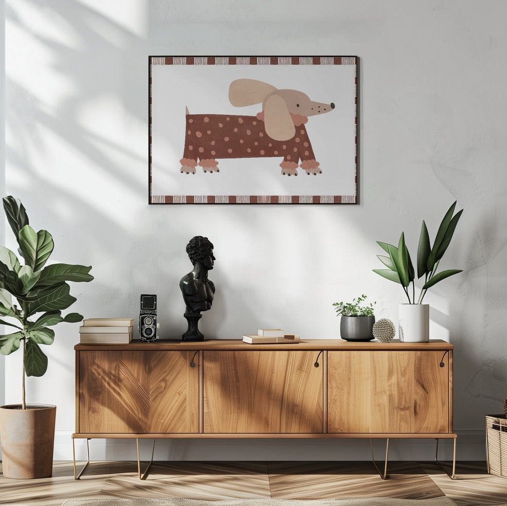 Dotted Dachshund | Poster