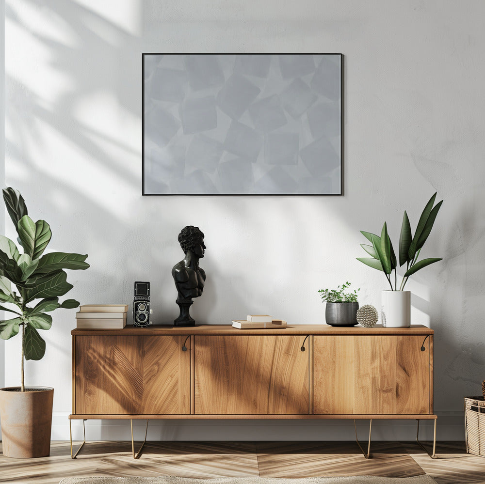 Soft Square Brushstrokes | Poster