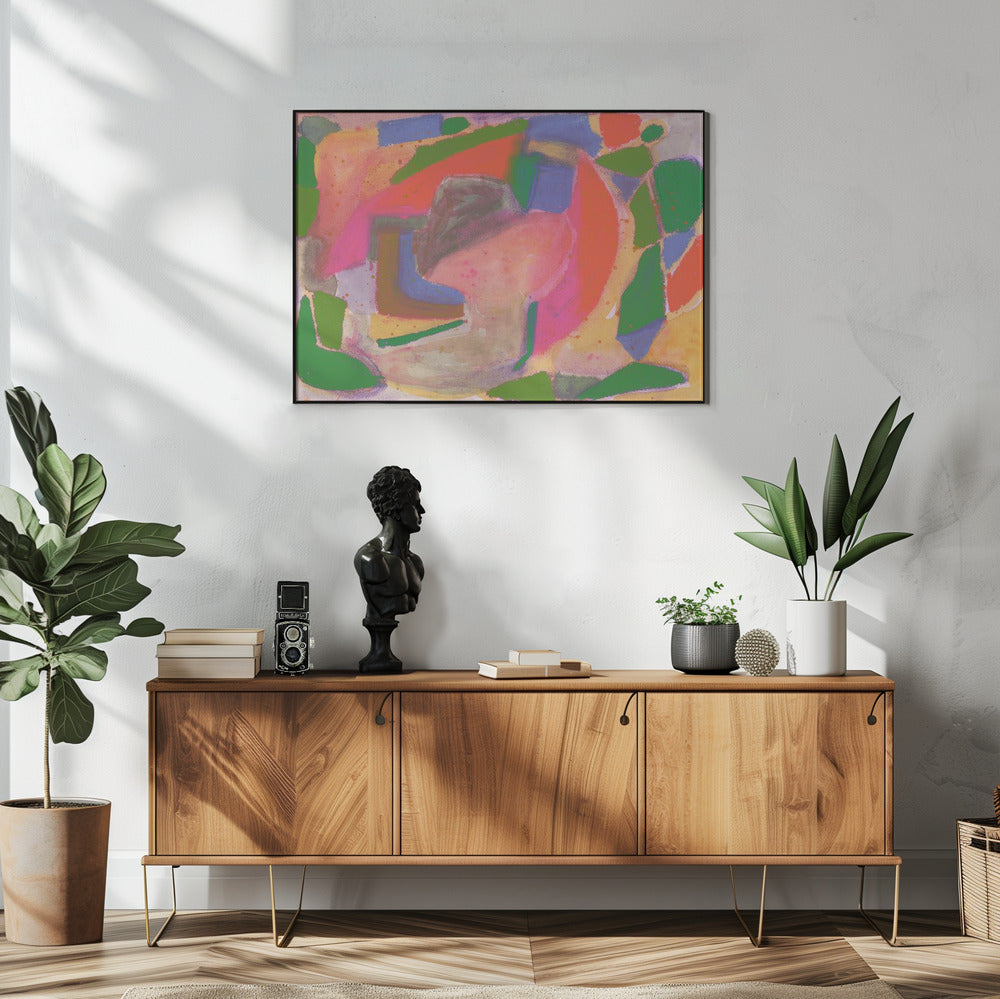 Watercolour & pastel Abstract | Poster