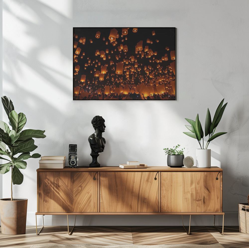 Floating Lanterns | Poster
