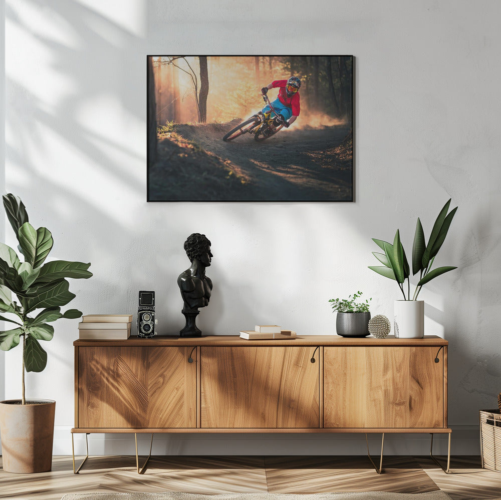 Golden Bermed Corner | Poster