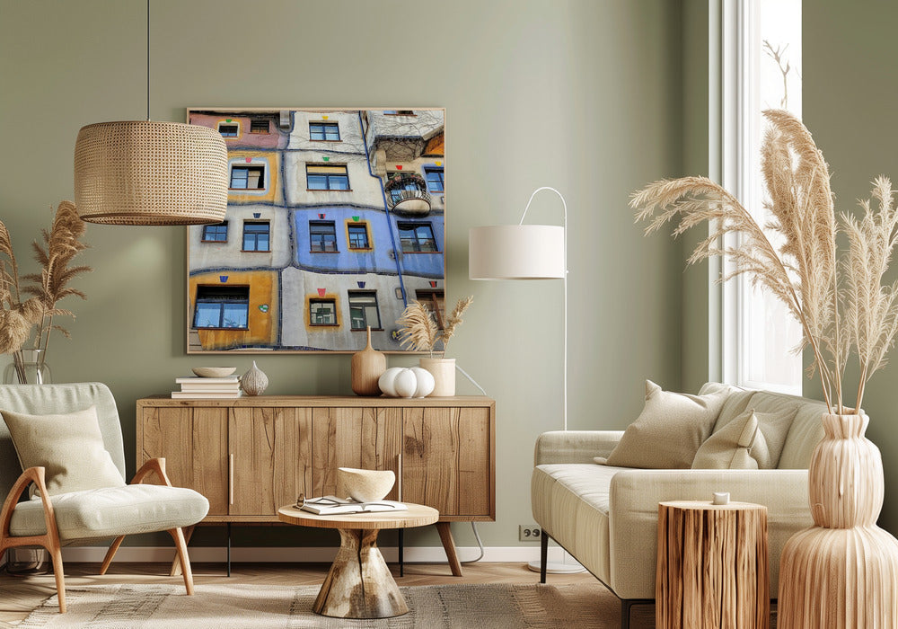 Windows of Hundertwasser | Canvas