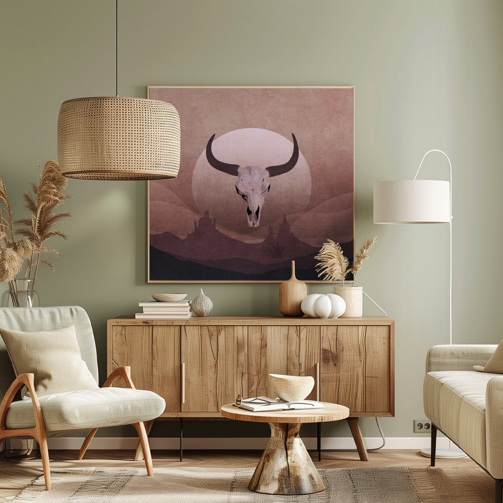Desert Moonrise | Canvas