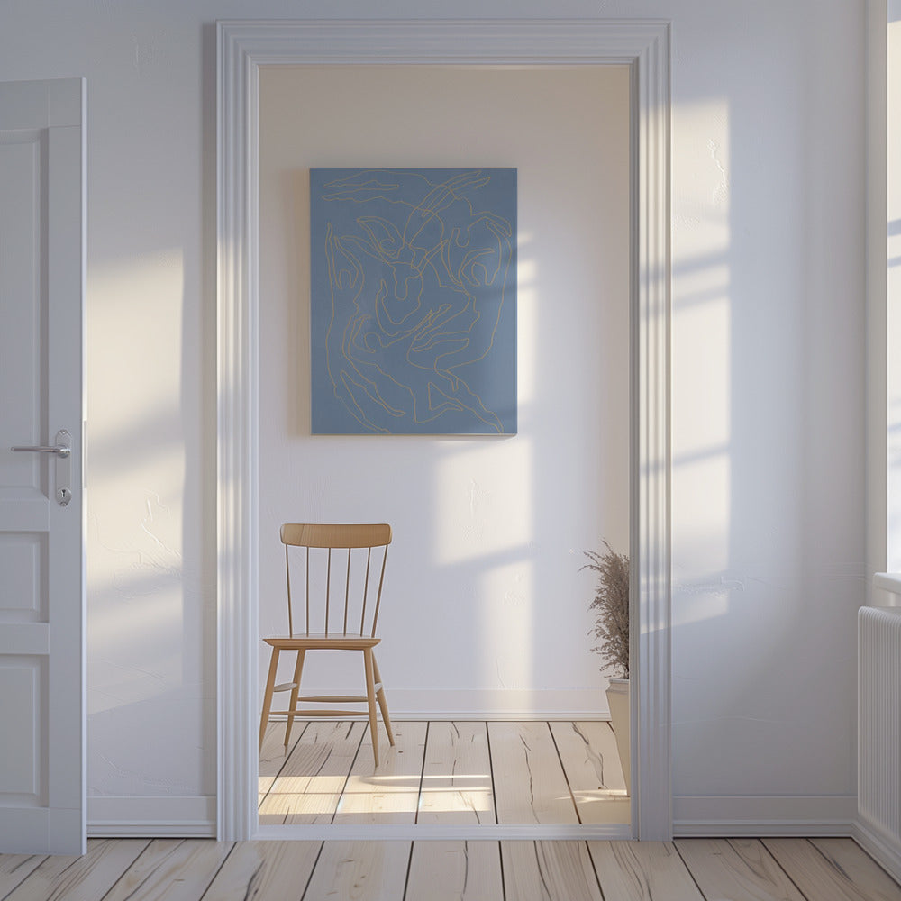 Blue Swimmers | Canvas