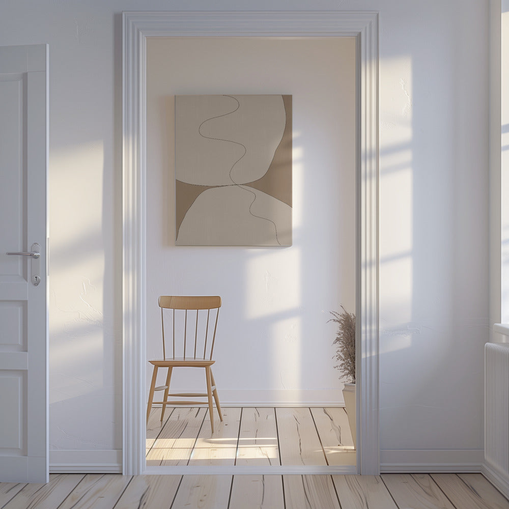 Curves of Serenity | Canvas