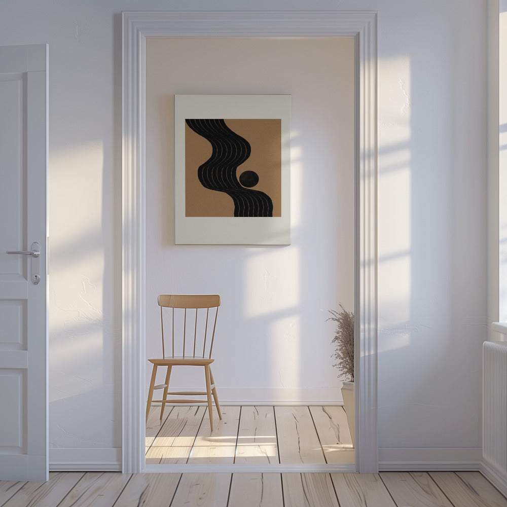 Curved Path Harmony | Canvas