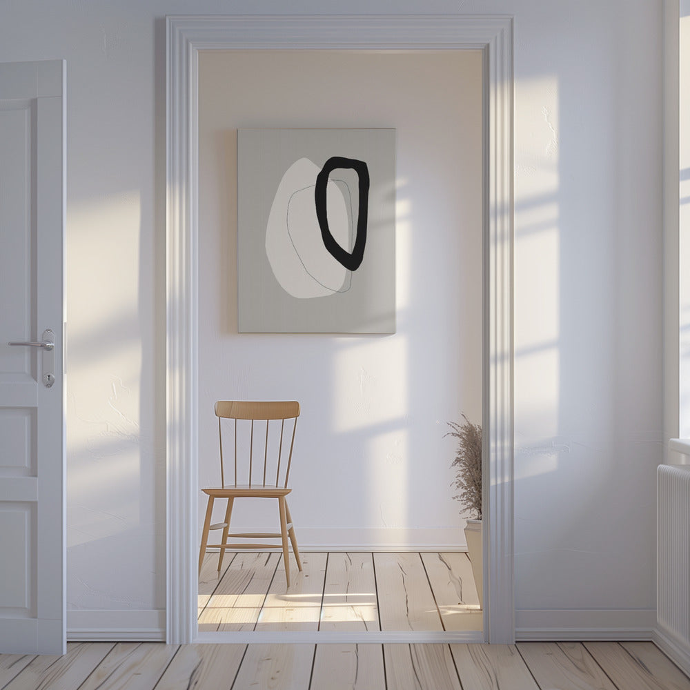 Monochrome Harmony | Canvas