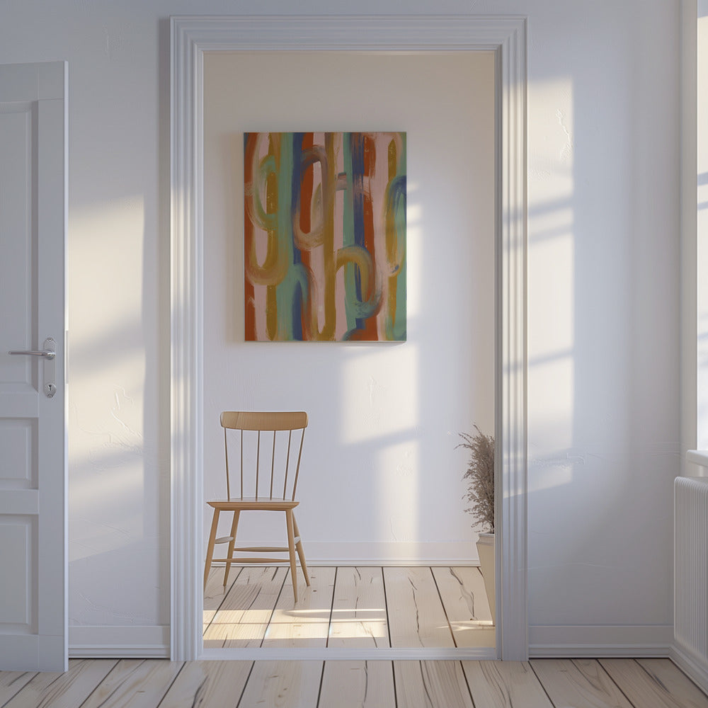 Flowing Hues Harmony | Canvas