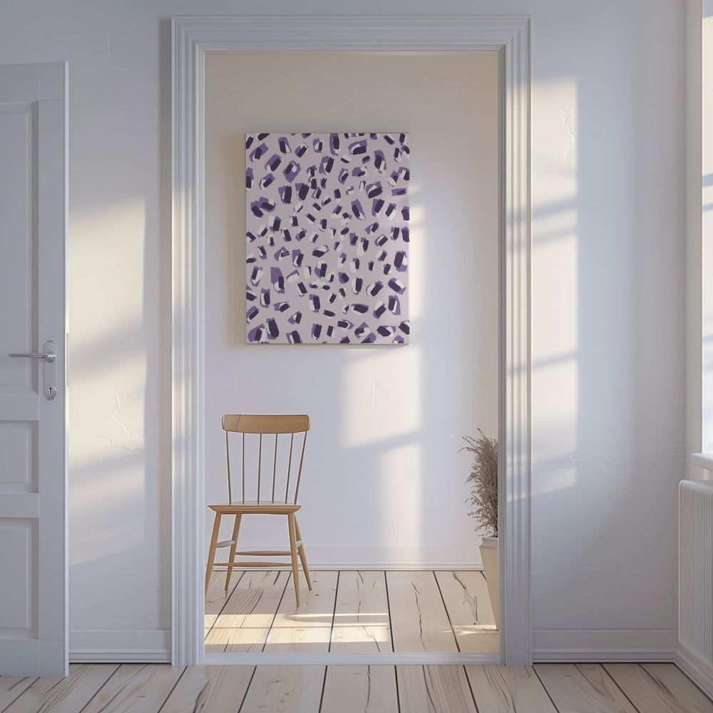 Violet Confetti | Canvas