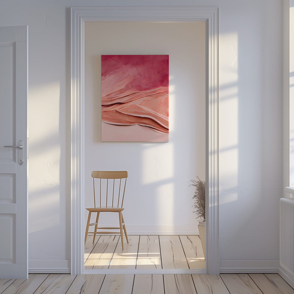 Crimson Dunes | Canvas