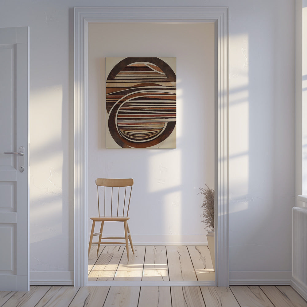 Earthly Striations | Canvas
