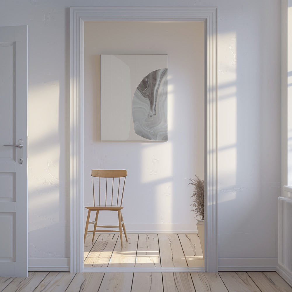 Marble Texture with Fluid Lines | Canvas
