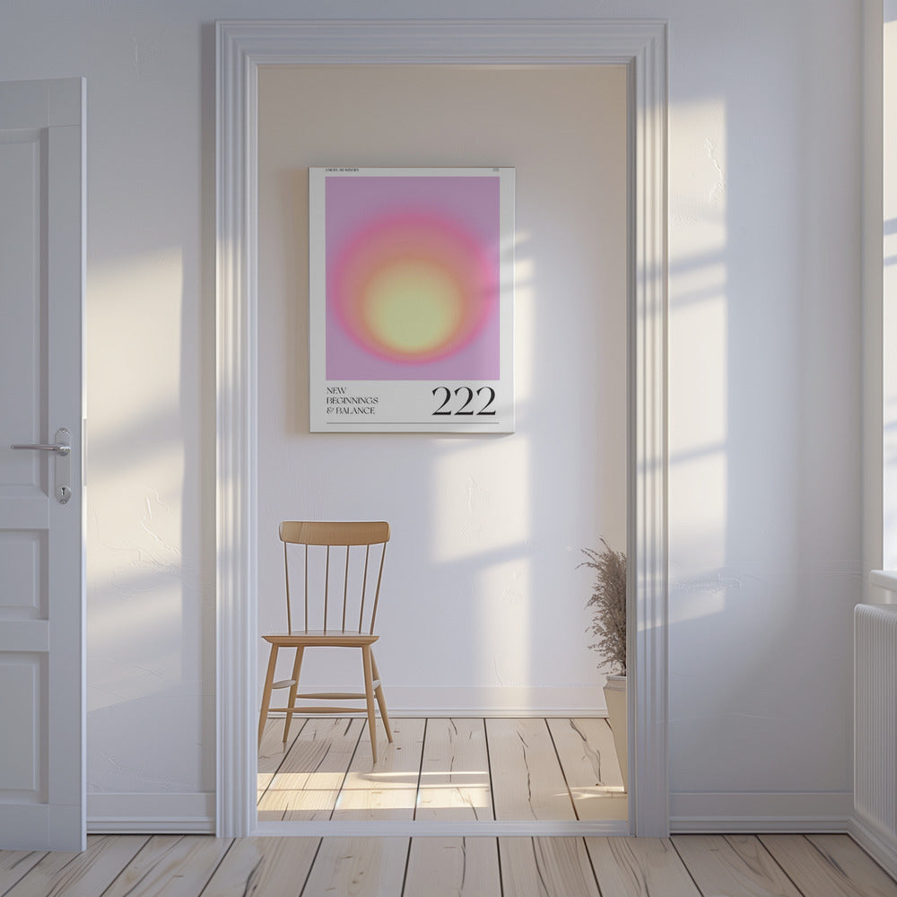 Gradient with Soft Pink and Yellow Hues | Canvas