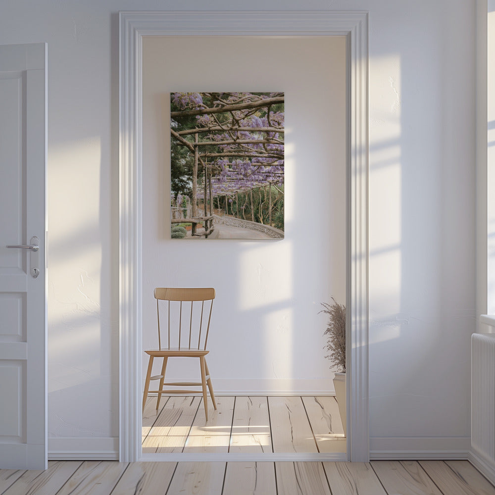 The Lavender Walkway | Canvas