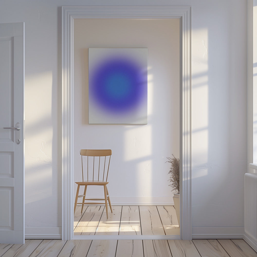 Violet Aura Burst | Canvas