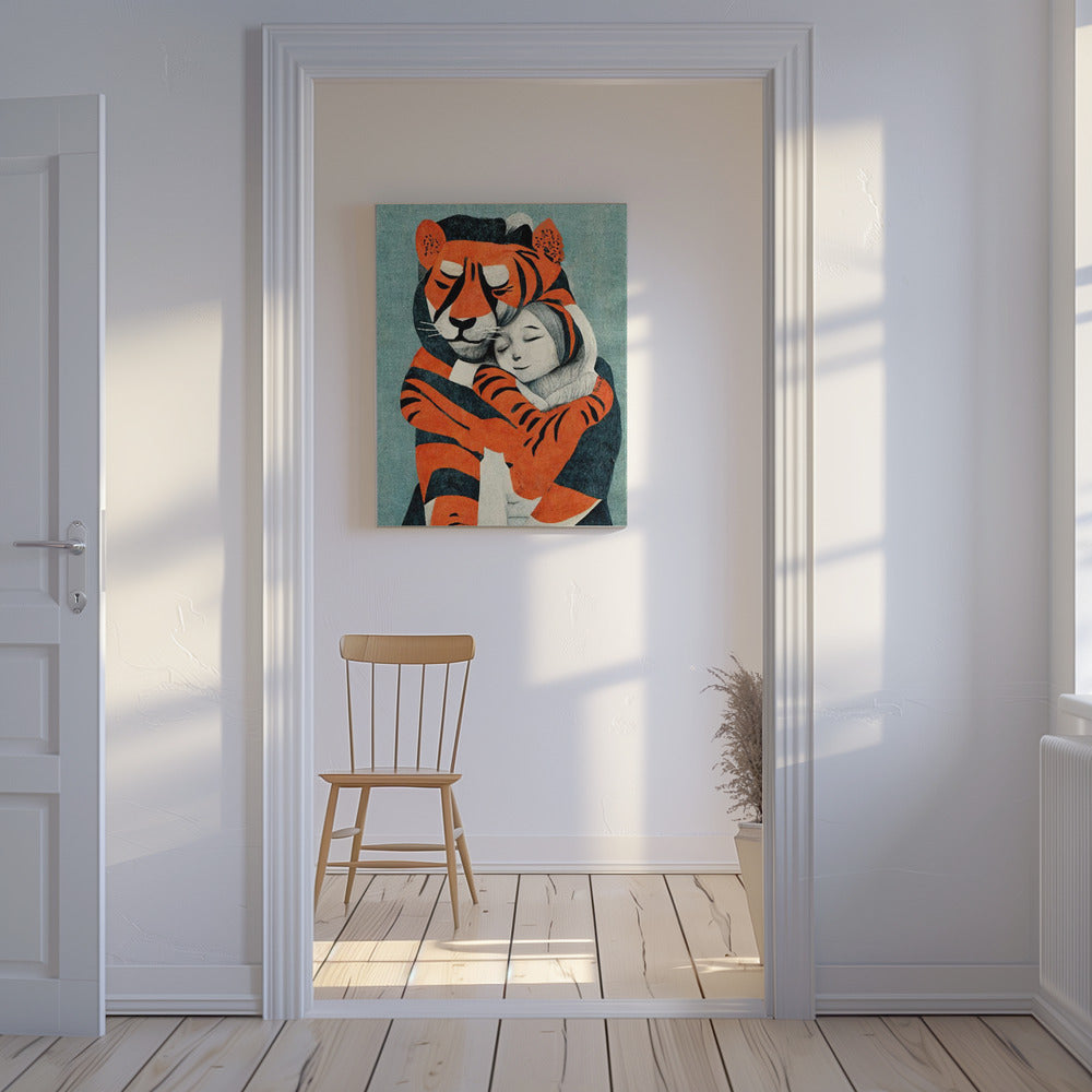 Tiger's Embrace | Canvas