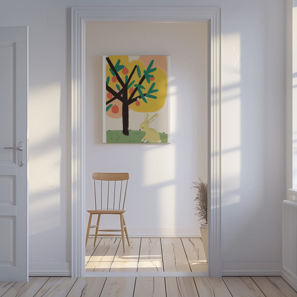 Dreaming Under Tree | Canvas