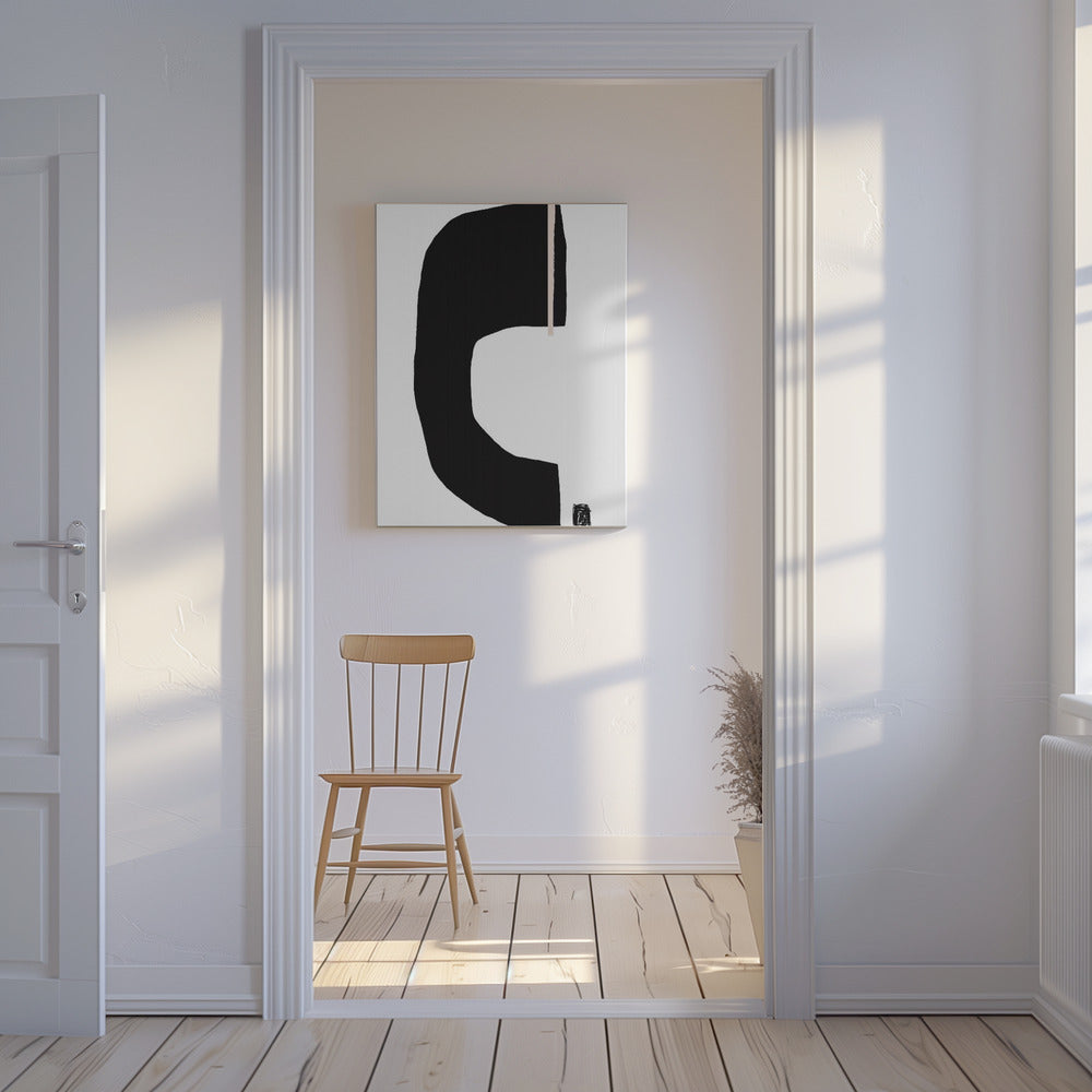 Black Geometric Shapes | Canvas