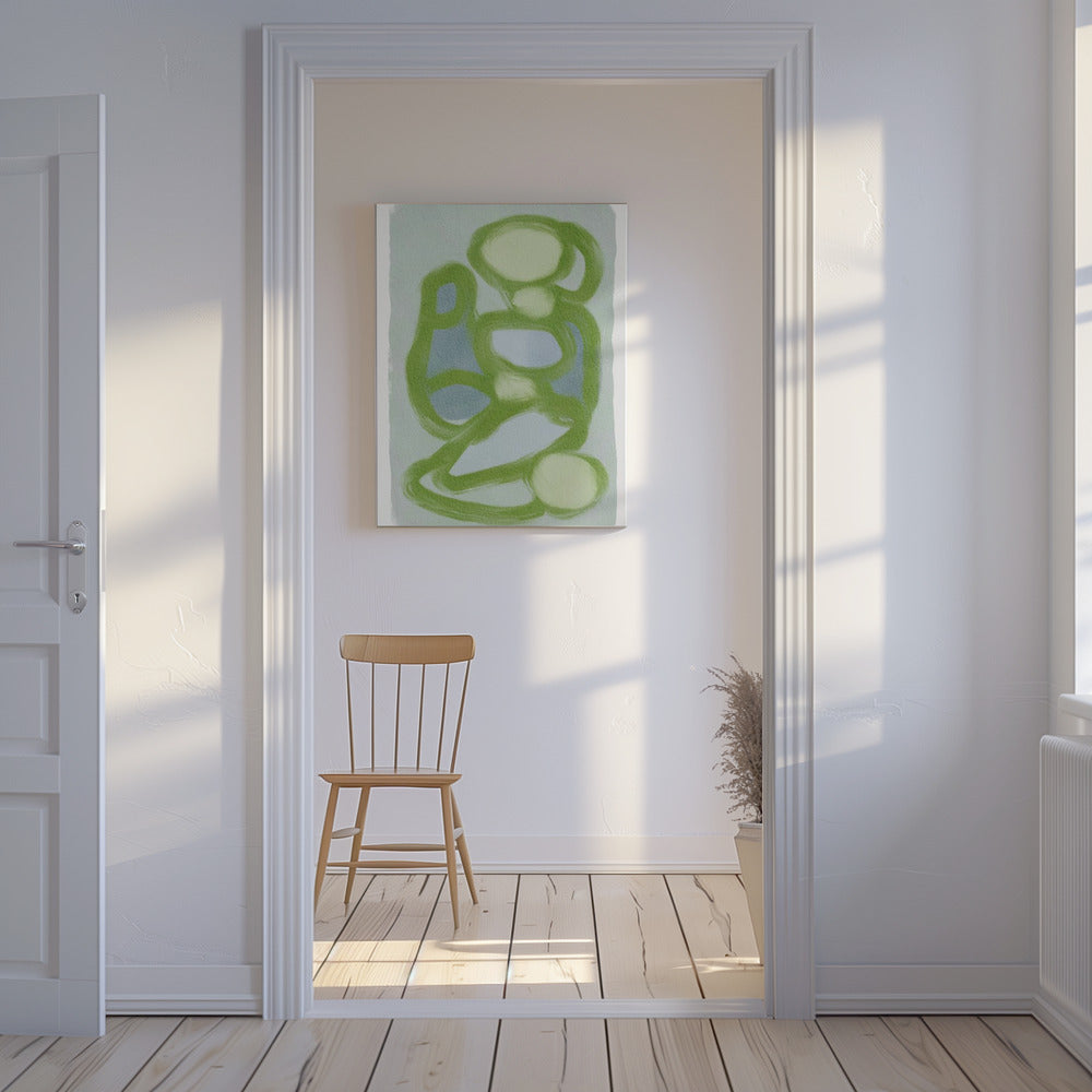 Green Circles 2 | Canvas
