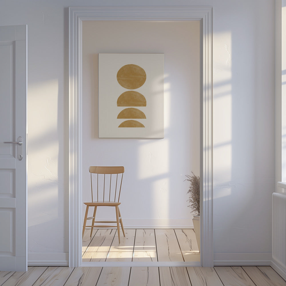 Golden Crescendos | Canvas
