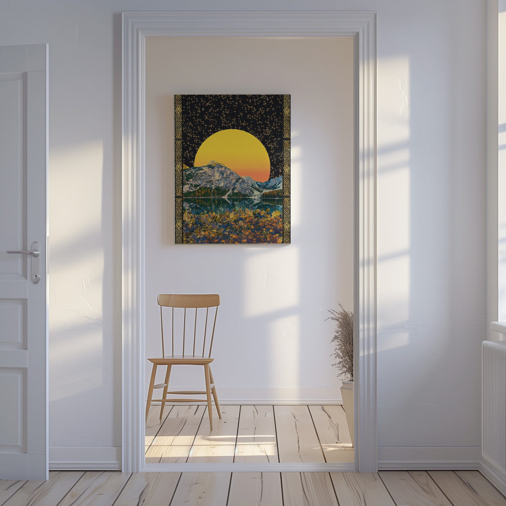Moon & Stars | Canvas