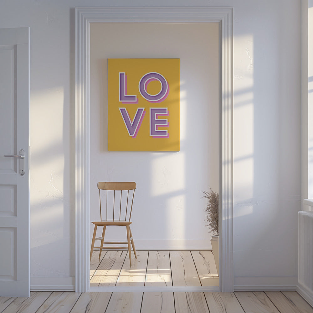 Bold Love Typography | Canvas