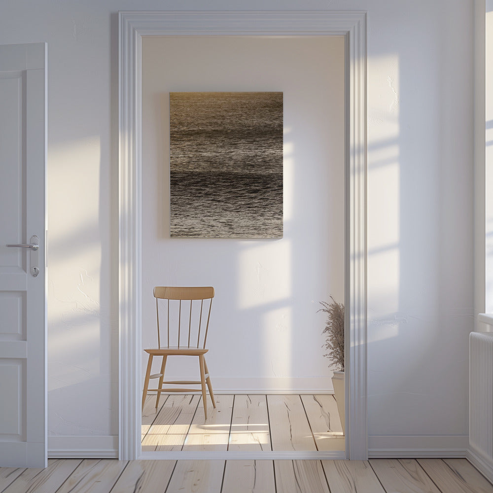 Golden Tide Ripples | Canvas
