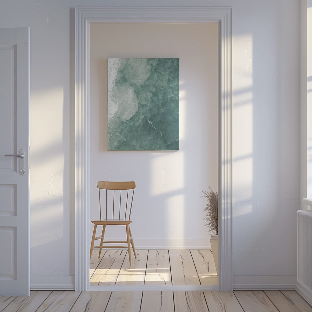 Ocean's Gentle Swirl | Canvas