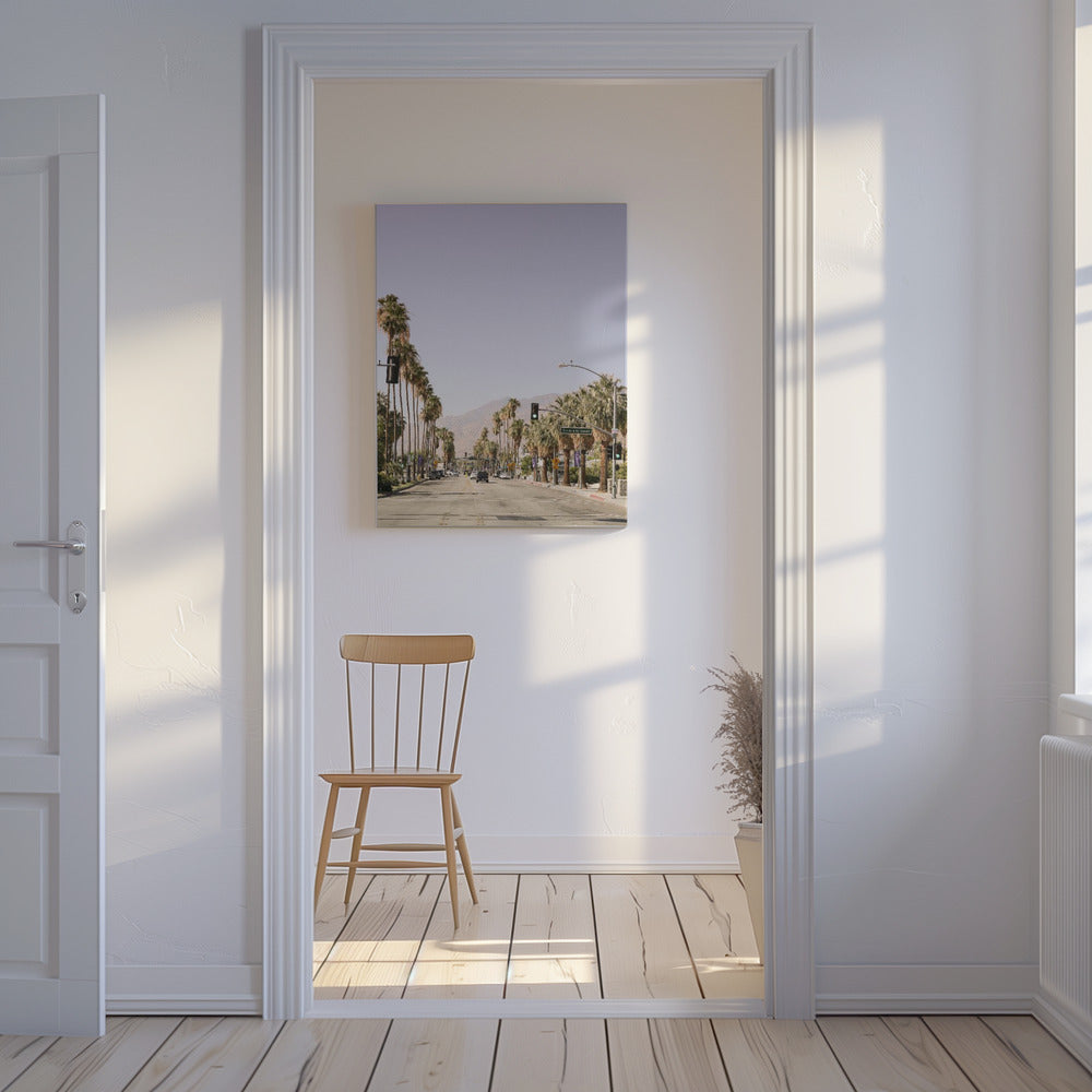 Palm-Lined Avenue | Canvas