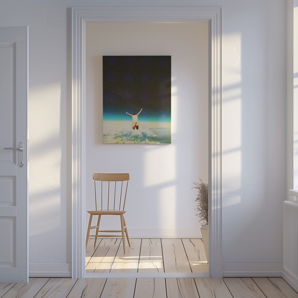 Falling With a Hidden Smile | Canvas