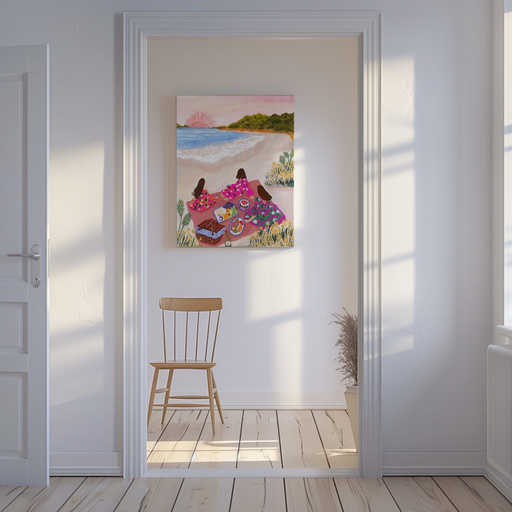 Beach Picnic | Canvas