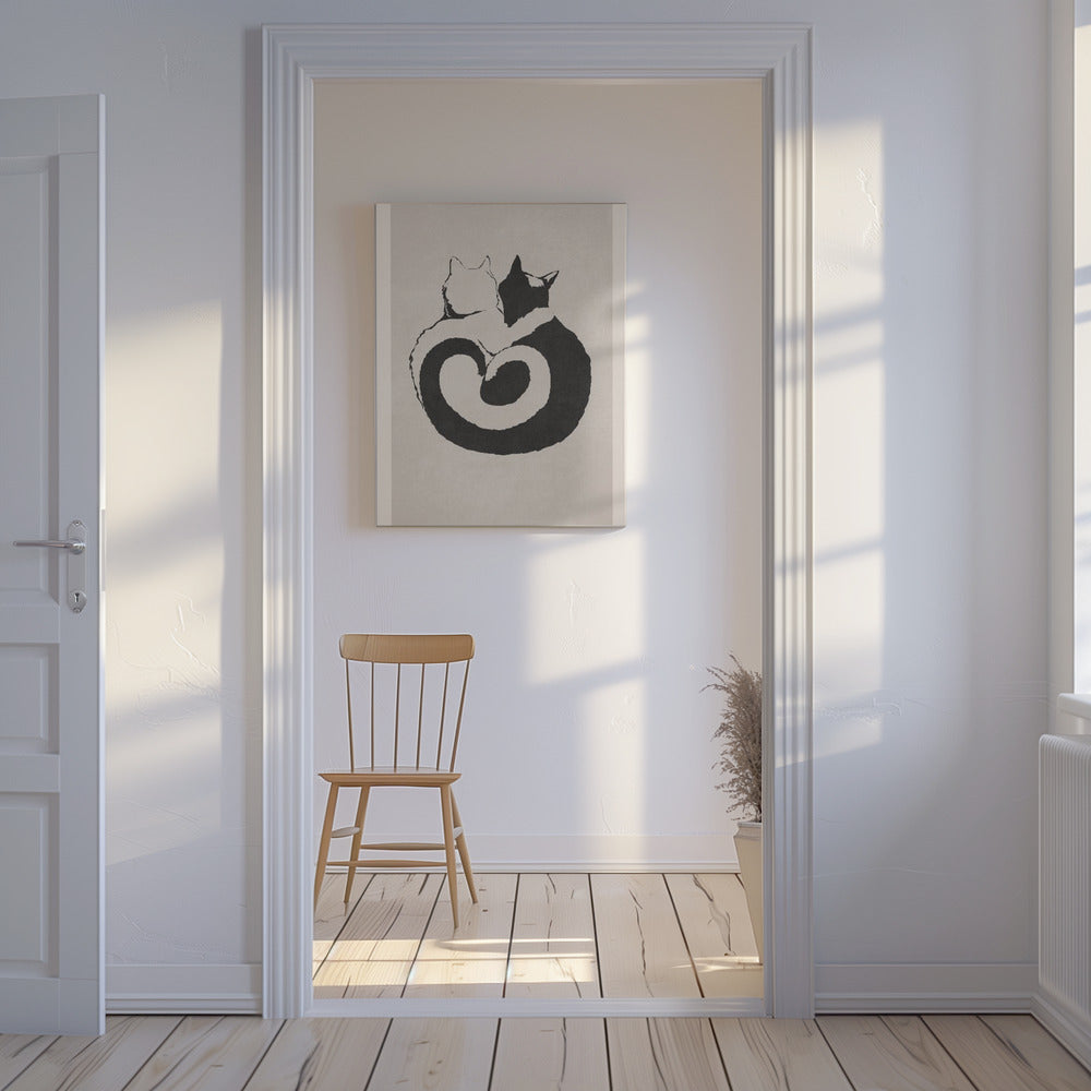 Feline Yin Yang | Canvas