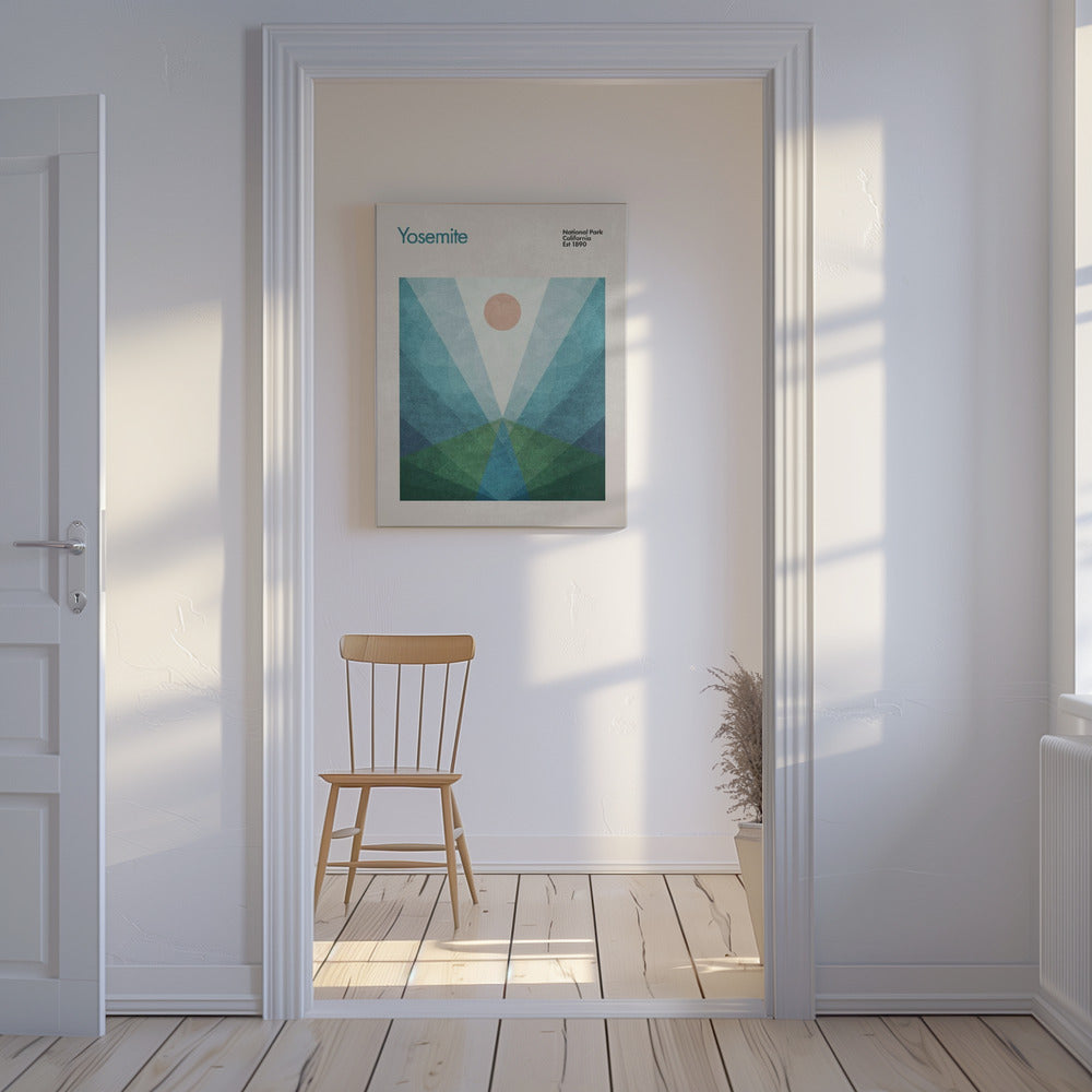 Geometric Sunrise | Canvas