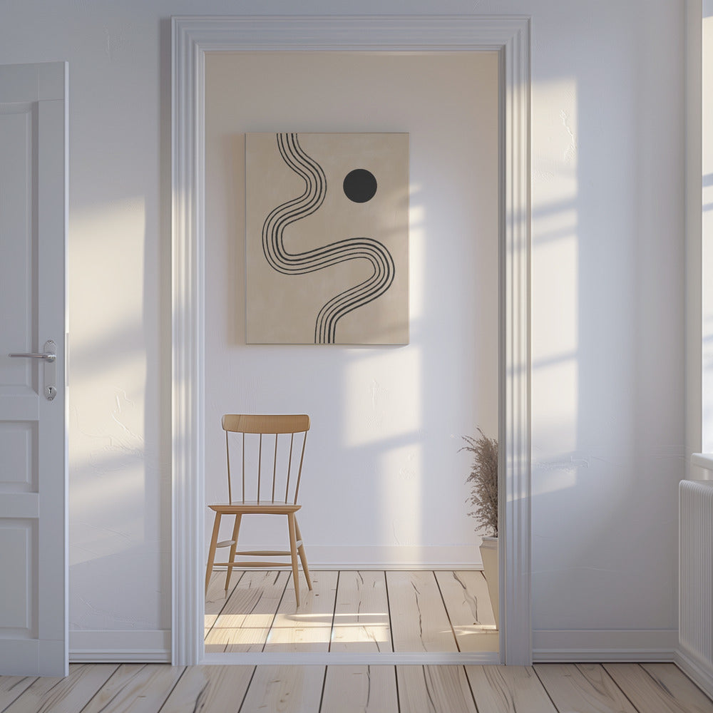 Curves and Sphere | Canvas