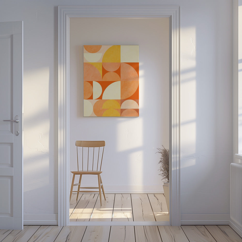 Spring Mid Rhapsody Orange 3 | Canvas