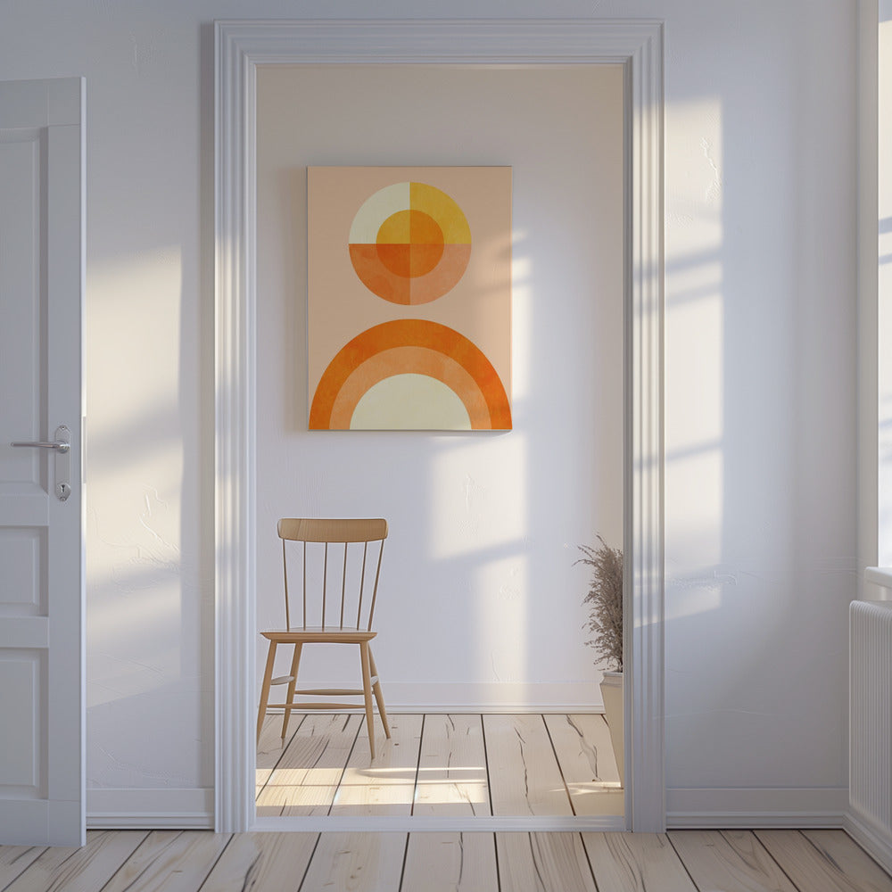 Spring Mid Rhapsody Orange 2 | Canvas