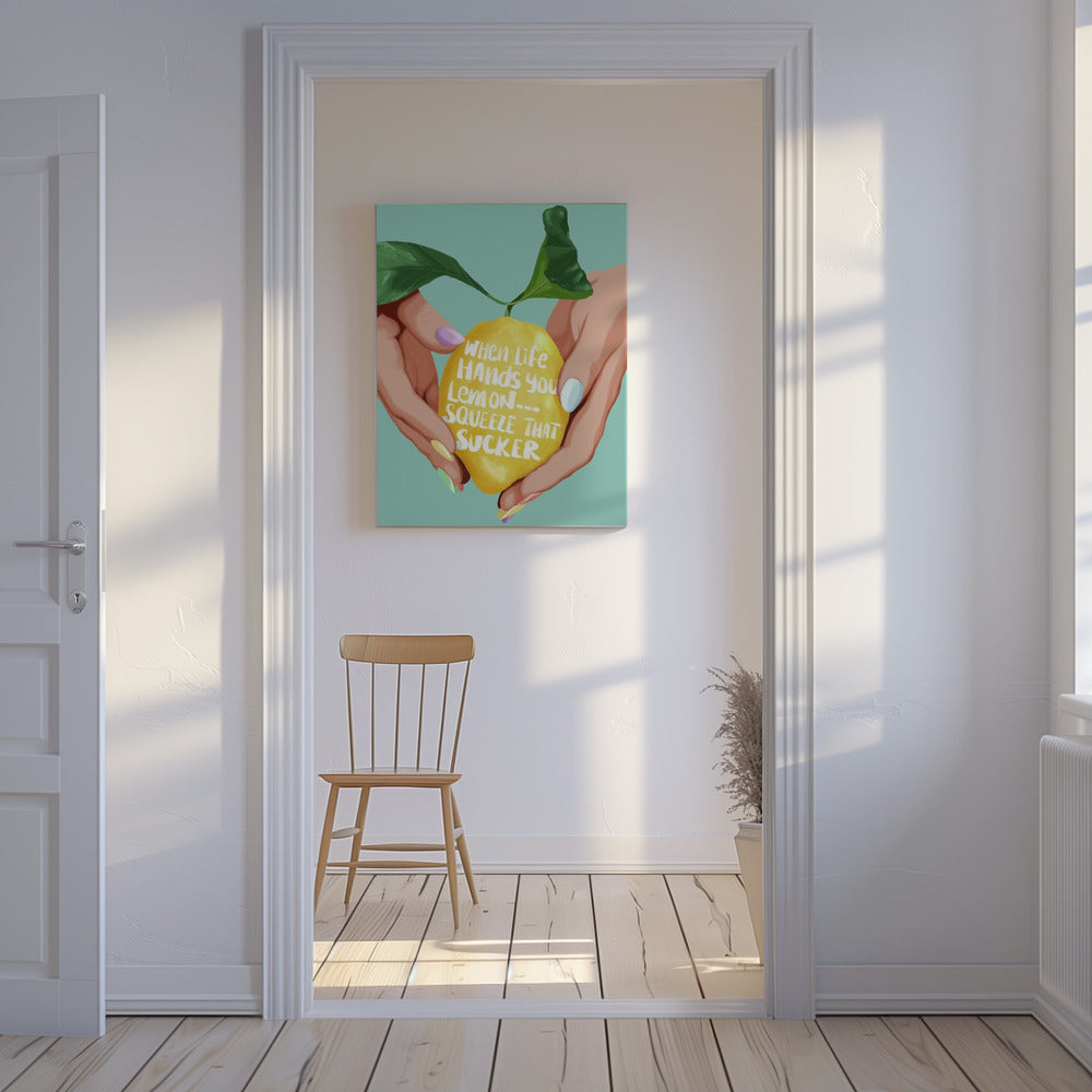 Squeeze That Lemon | Canvas