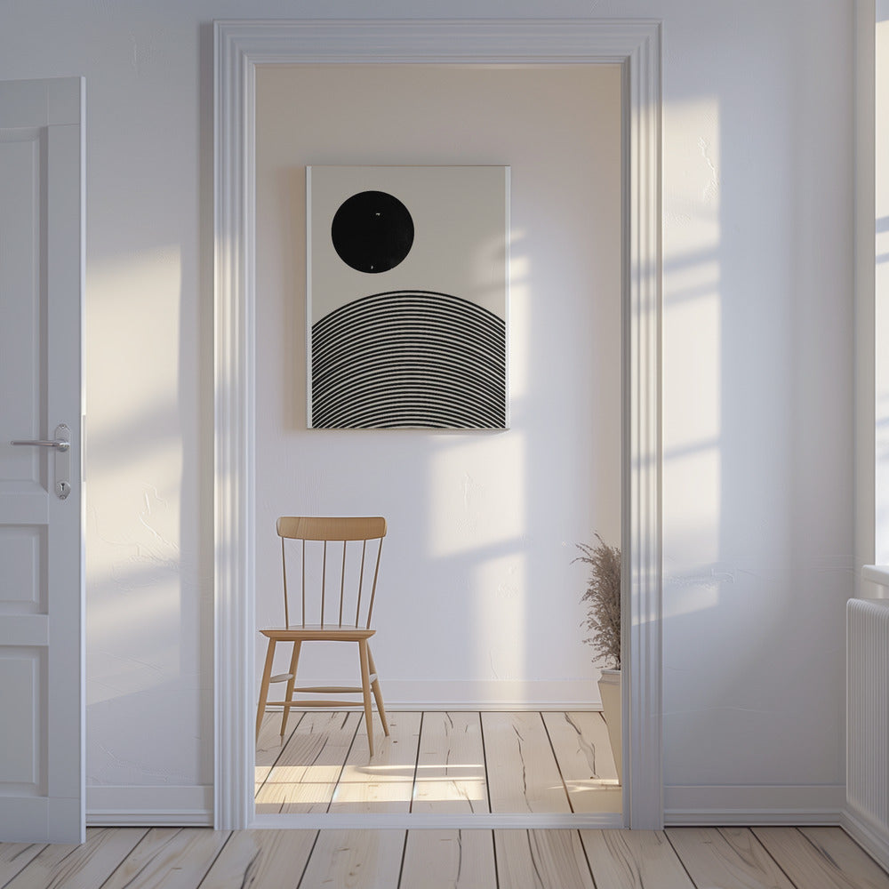 Orbiting Silhouette | Canvas
