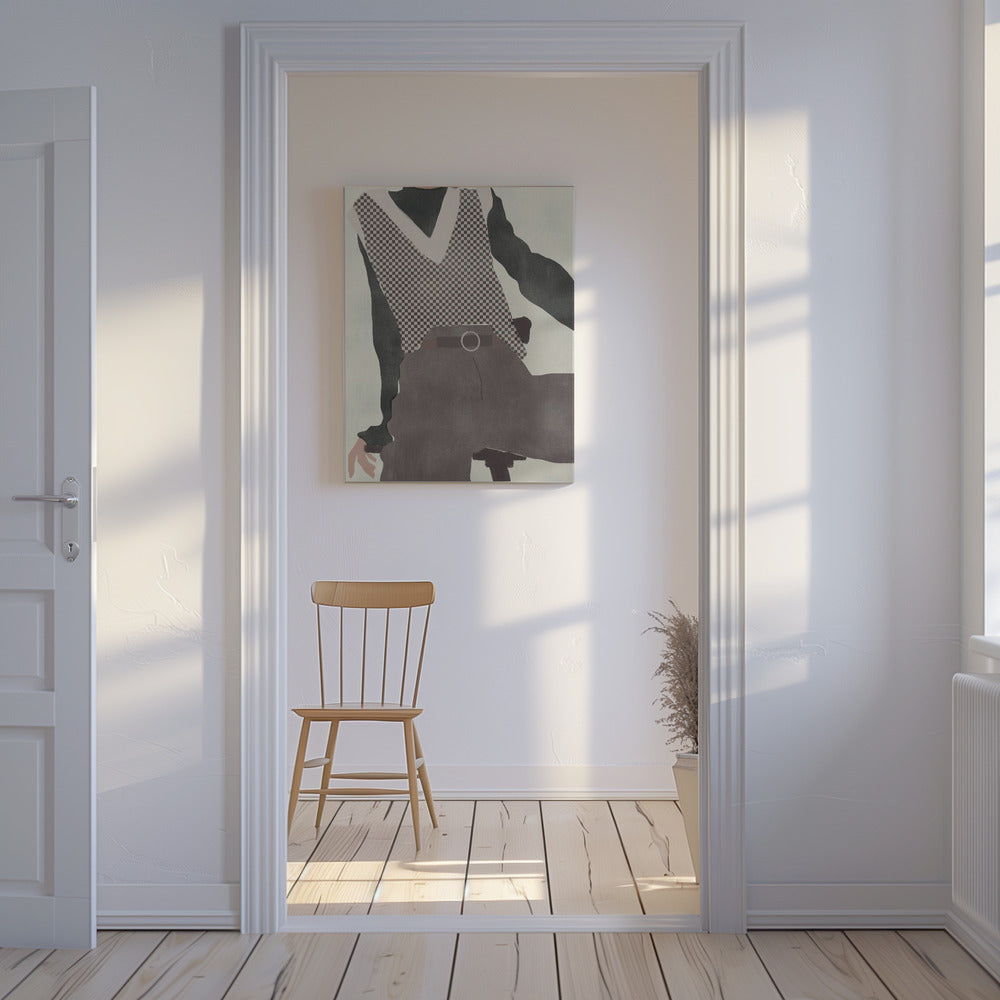 Checkered Elegance | Canvas