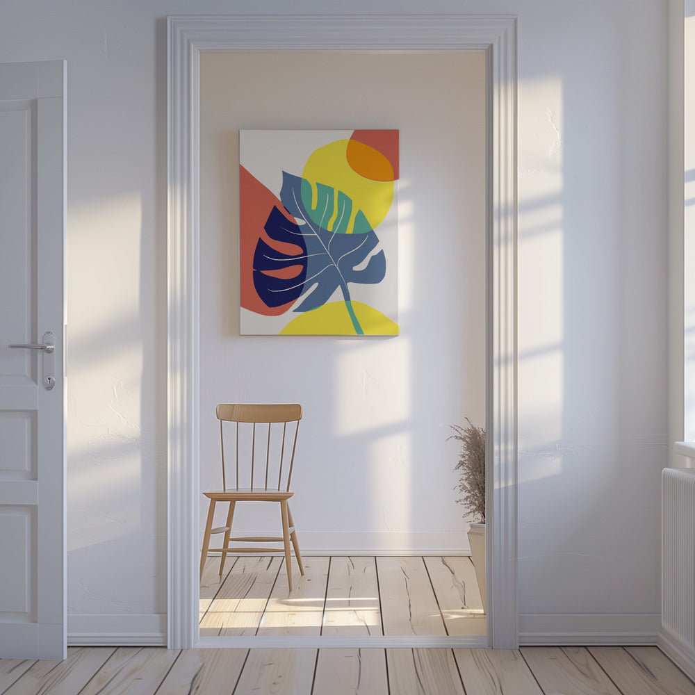 Vibrant Leaf Dance | Canvas