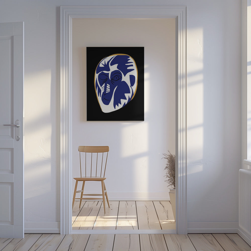 Abstract Mask Illusion | Canvas