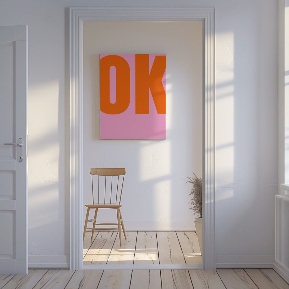 Bold Pink Statement | Canvas