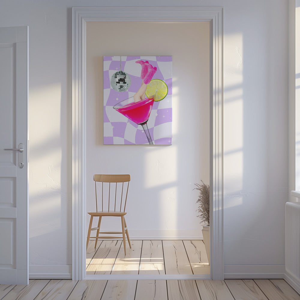 Disco Drink Delight | Canvas