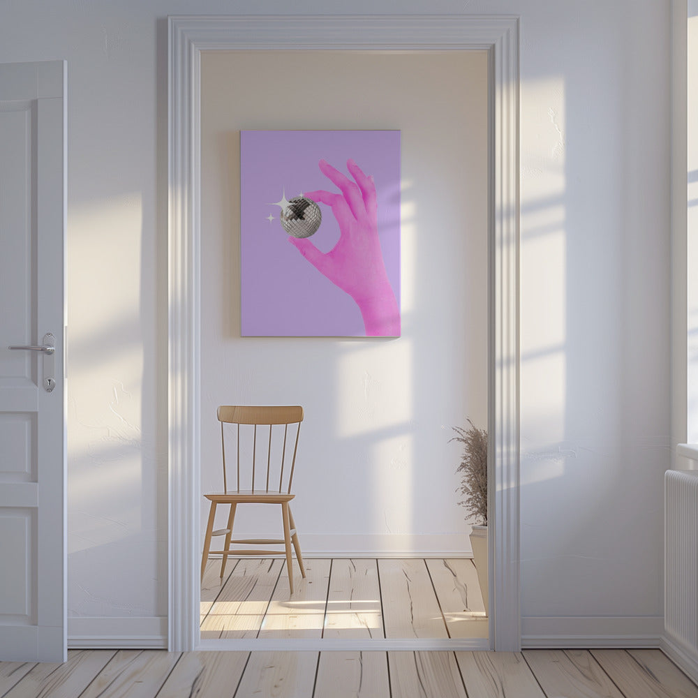 Pink Glow Sphere | Canvas